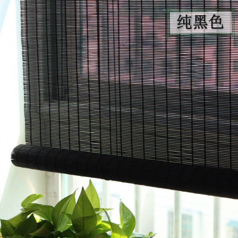 竹帘子门帘窗帘卷帘茶馆餐厅遮阳透景竹子书房阳台隔断卷帘