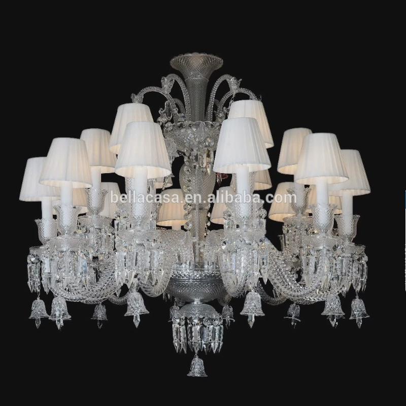 法式客厅水晶吊灯led灯大气别墅酒店楼梯灯简约现代卧室餐厅欧式