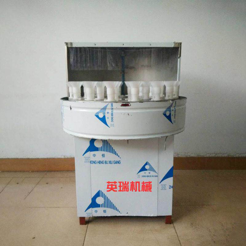 32工位圆盘冲旋转式机瓶半自动洗瓶机玻璃塑料瓶循环清洗机器设备