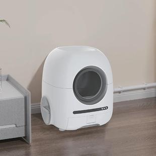 热销全自动智能猫砂盆宠物猫咪用品控制app自动清理封闭防溅出猫