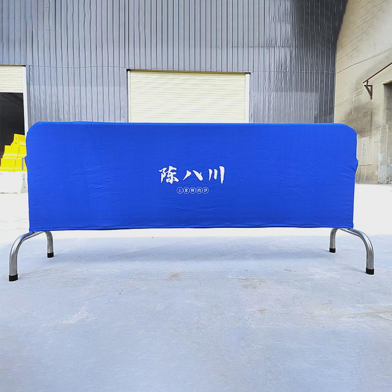 成都牛津铁马套布加厚不锈钢弹力布套印定制logo商场护栏布套防水