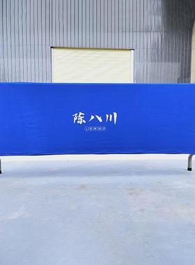 成都不锈钢铁马护栏布加厚牛津弹力布套印定制logo商场套布套防水