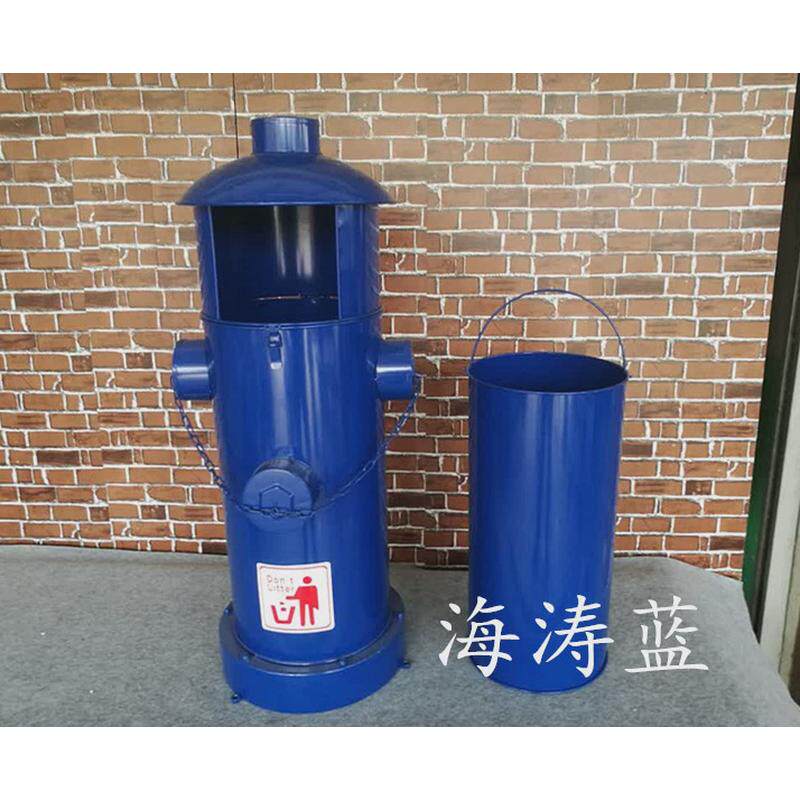 复古工业风消防栓垃圾桶大号创意酒吧个性装饰户外公园商用筒收纳