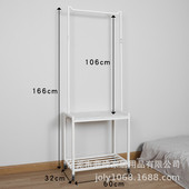 室内晾衣架碳钢可落地简易衣架家用多层移动衣帽架卧室可收纳架