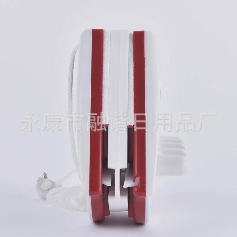 供应15-24mm玻璃强磁吸双面擦窗器刮擦中空双层厚玻璃清洁刷三角