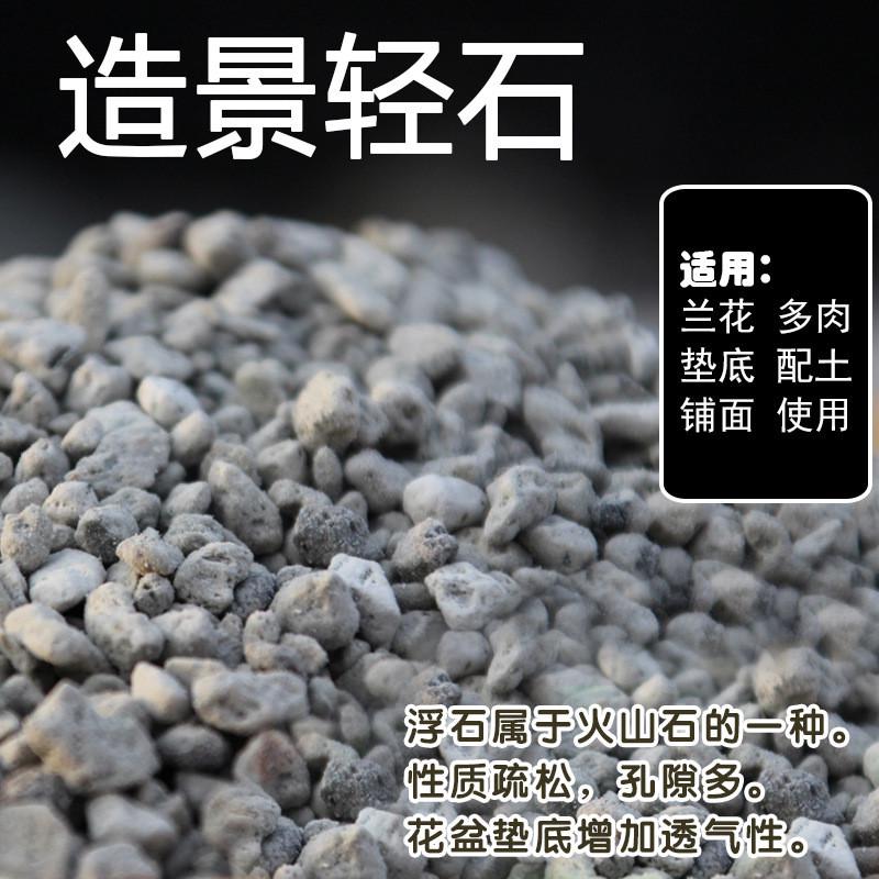 轻石颗粒浮石钵底石兰石媲美日向石多肉兰花铺面垫底石透气
