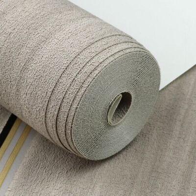 现代简约条纹鹿皮绒墙纸3d立体灰色客厅电视背景墙宝石蓝加厚壁纸