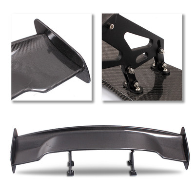 汽车改装件三厢车外饰尾翼GT款真碳纤维定风翼145cm后扰流板包邮