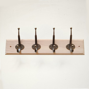 壁挂式挂衣架装饰置物架排钩进门挂衣钩简约复古衣帽钩后挂钩新品