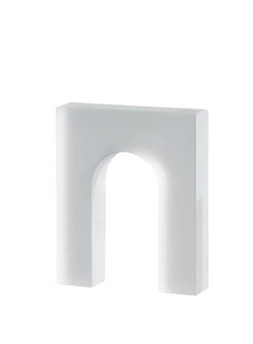 现代轻奢彩色几何水晶拱门摆件客厅茶几家居装饰品样板间门型软装