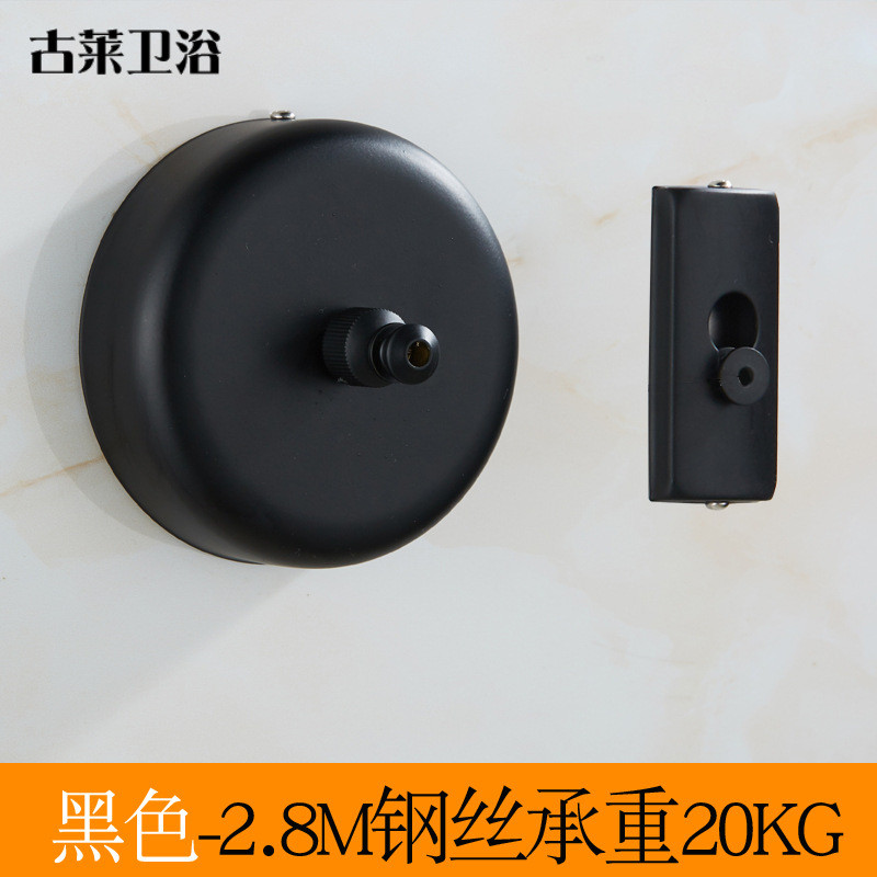 酒店隐形晾衣绳可晾衣室内阳台晾衣线卫生间伸缩晾衣绳晾衣架