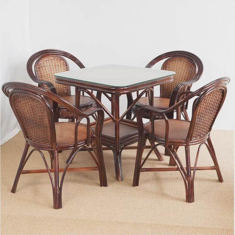 阳台桌椅三五件套真藤编椅子休闲喝茶桌椅组合茶桌滕凳靠背休闲,住宅家具,桌椅套件,淘宝优惠券,粉丝福利购,淘宝优惠卷