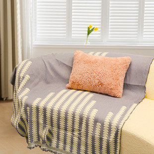 雪尼尔布罩四季通用沙发垫盖沙发布防滑简约防猫抓双面沙发巾