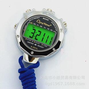 金属防水秒表多功能背光秒表裁判运动计时器教练电子跑表