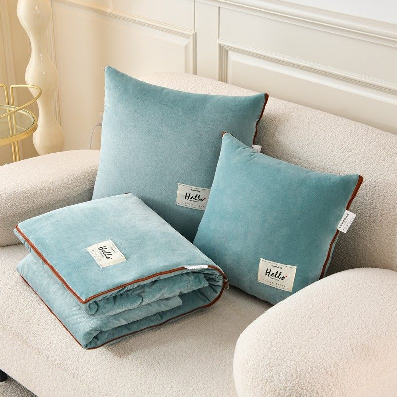 加厚抱枕被子两用水晶绒汽车沙发靠垫枕头被办公室折叠空调被午睡,居家布艺,抱枕被,淘宝优惠券,粉丝福利购,淘宝优惠卷