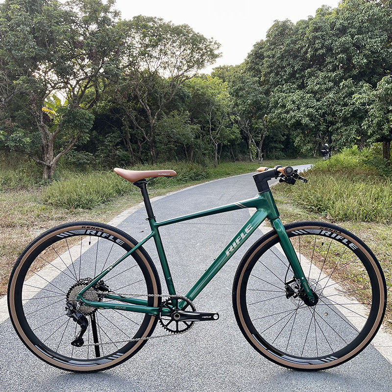热销Rifle平把公路越野自行车变速碟刹超轻铝合金砾石瓜车Gravel7