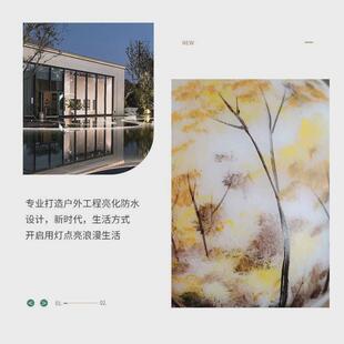 户外月球灯pe草坪塑手绘圆球灯广场花园亮化滚防水灯景观灯星球灯