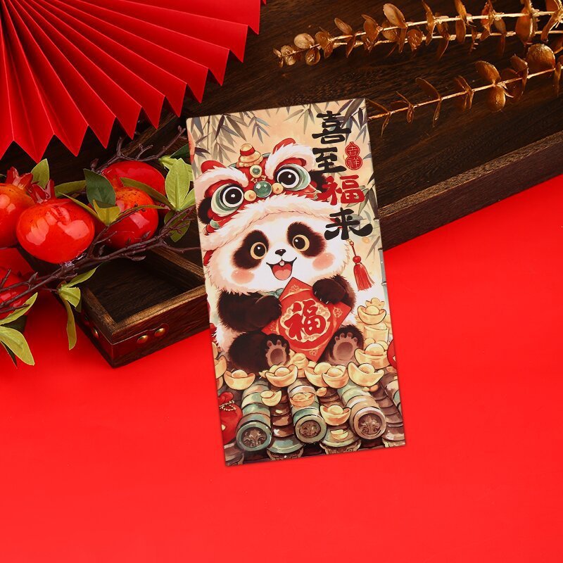 永吉国潮财神爷福娃红包可爱创意个性利是封新年过年压岁春节卡通