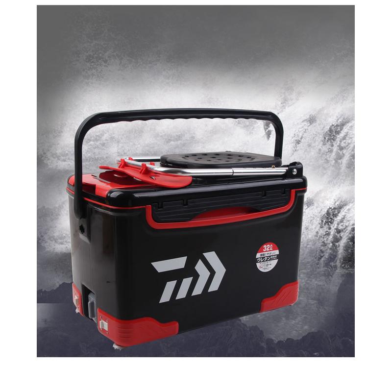 32l升户外钓箱升降4脚多功能钓箱保温箱加厚台钓竞技钓鱼箱批发