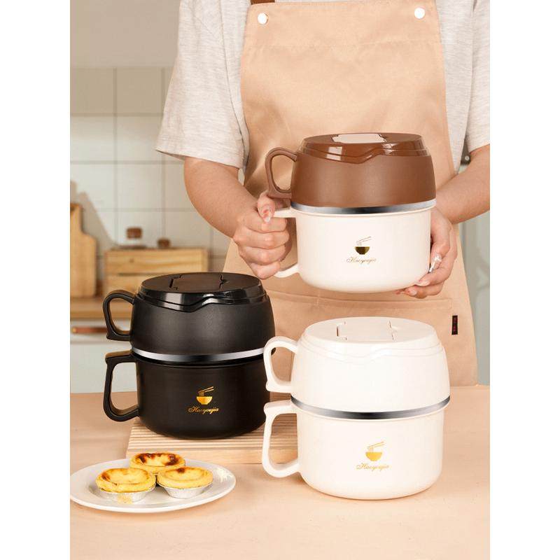 304不锈钢食堂打饭碗上班族快餐杯饭盒大容量大号分隔饭缸自带碗,家装主材,台上艺术碗盆,淘宝优惠券,粉丝福利购,淘宝优惠卷