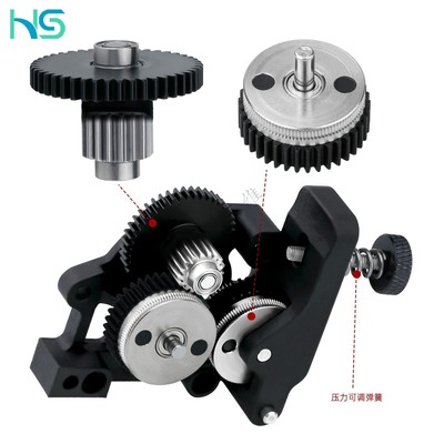 ll3d打印机配件硬化钢HGX-extruder尼龙挤出机和高品质齿轮组套件