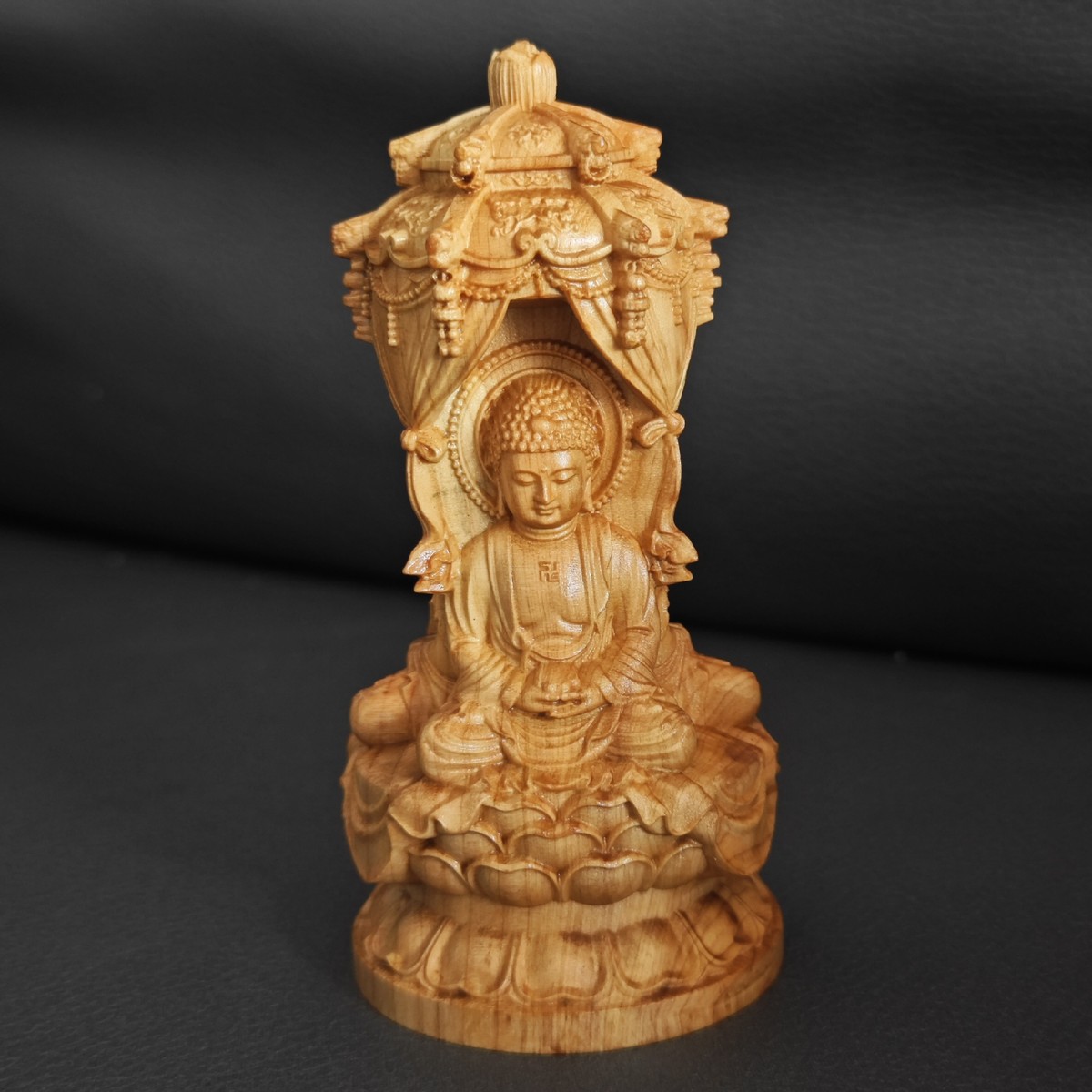 太行崖柏西方三圣塔摆件办公摆件手工摆件设计家用雕刻打磨工艺品