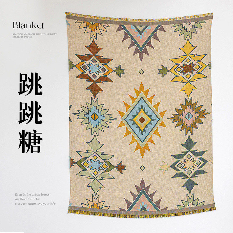 新款民宿波西米亚挂毯背景布加大摩洛哥民族风餐厅壁毯装饰氛围感,居家布艺,挂毯/壁毯,淘宝优惠券,粉丝福利购,淘宝优惠卷