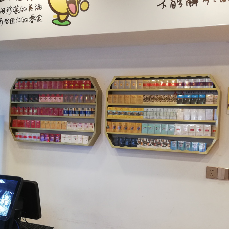 #便利店烟架香菸售烟架子挂墙式超市悬挂烟柜展示架放烟架子包邮