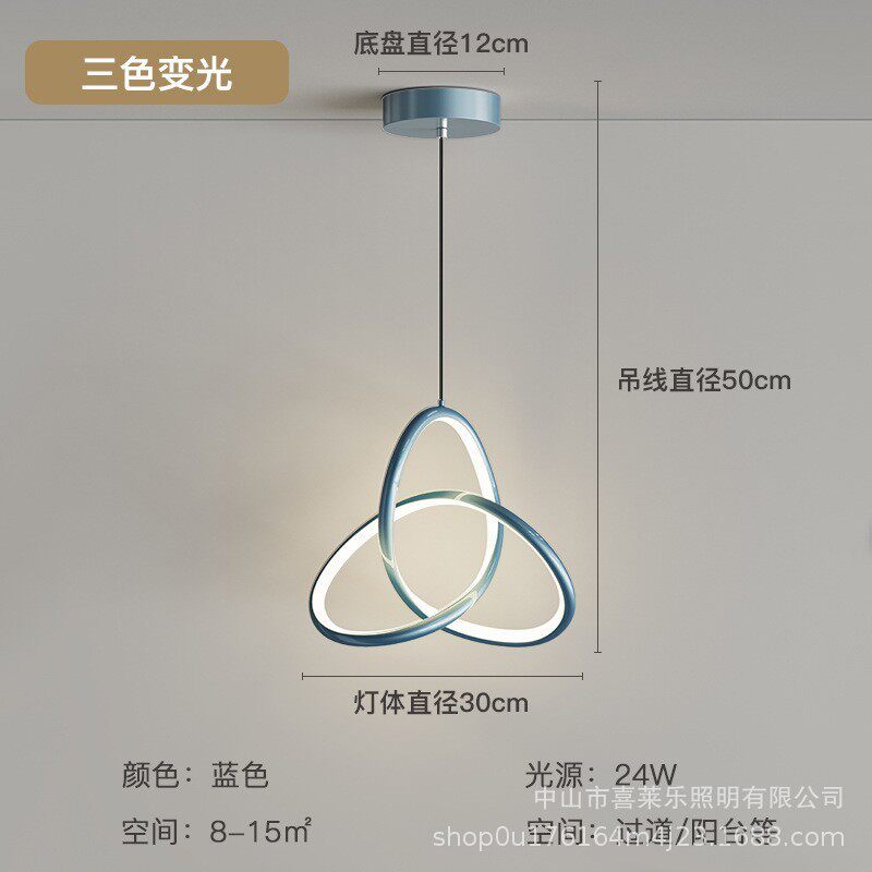 过道灯走廊灯款网红爆简约现代新款创意个性阳台小吊灯入户玄关灯