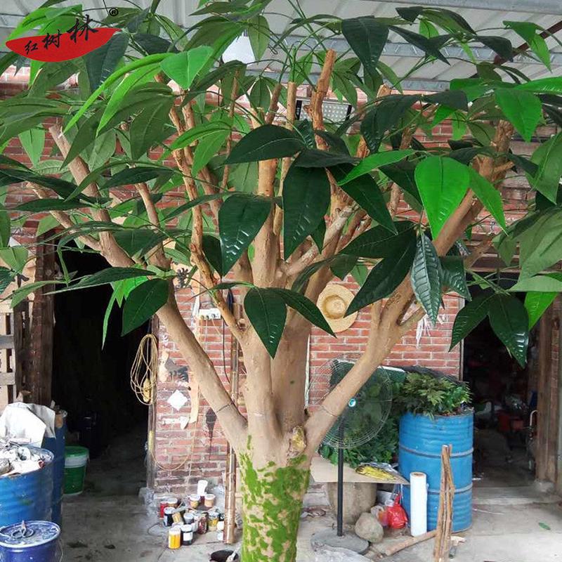红树林厂家供应植物橡胶树绿色植物仿真造景装饰盆栽摆件