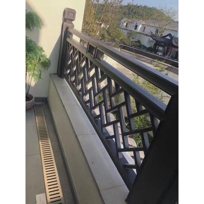 仿古铝代木构件苏式合院飞椽茶壶档吊顶古建连廊椽子封檐板