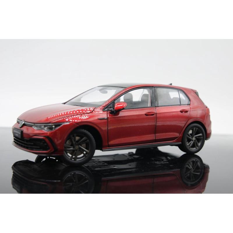 热卖原厂1:18大众高尔夫8GOLF8全开合金汽车模型一汽4s车模礼品