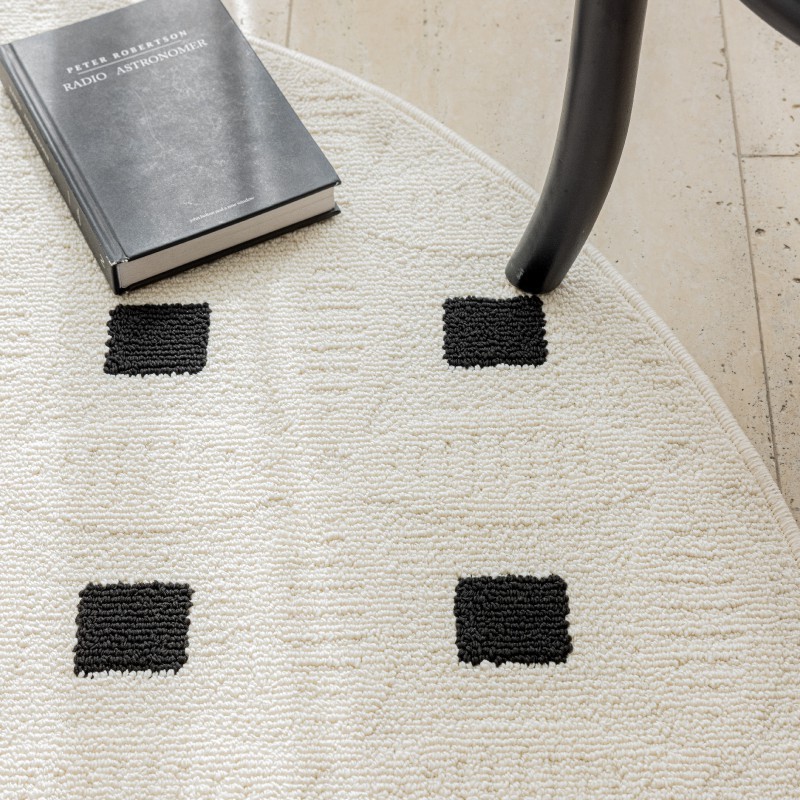 热销硅藻丝圆形防水地毯客厅耐脏茶几简约打理房间加厚沙发易高级