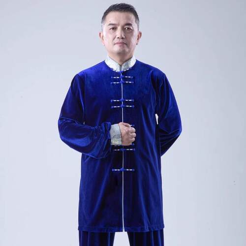 南韩绒太极服2024年新款女秋冬季加厚冬天服装春秋练功服男太极拳