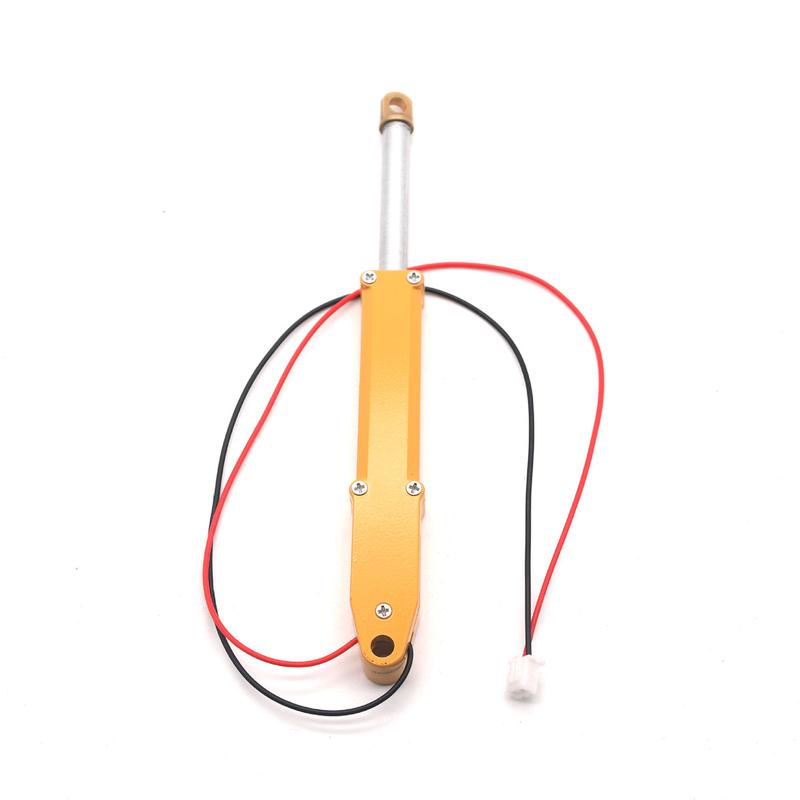 推杆挖掘机配件全金属电动N2045mm自卸车模型配件油缸6V,12V