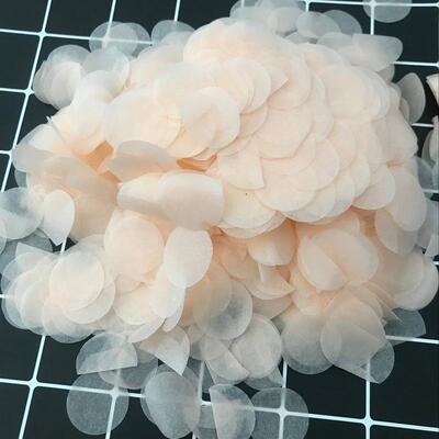 2.5cm圆形爱心纸屑纸片气球波波球confetti纸物填充婚礼抛撒花瓣