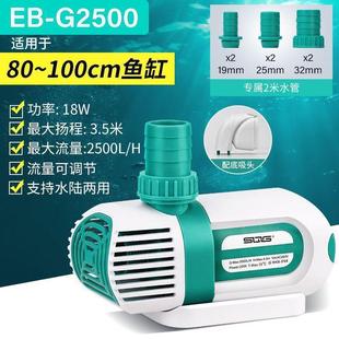 变频潜水泵吸抽水泵超静音鱼池水泵家用吸粪鱼缸水泵便过滤泵直销