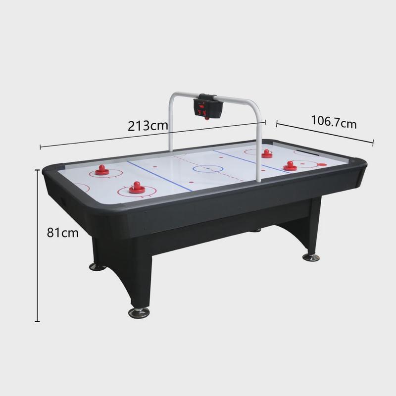 厂家直供7尺标准型空气球台球台俱乐部桌上冰球家用冰曲棍