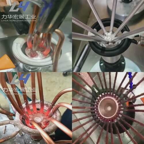 常州力华35KW高频感应加热设备棒料淬火机铜管钎焊在线退火机
