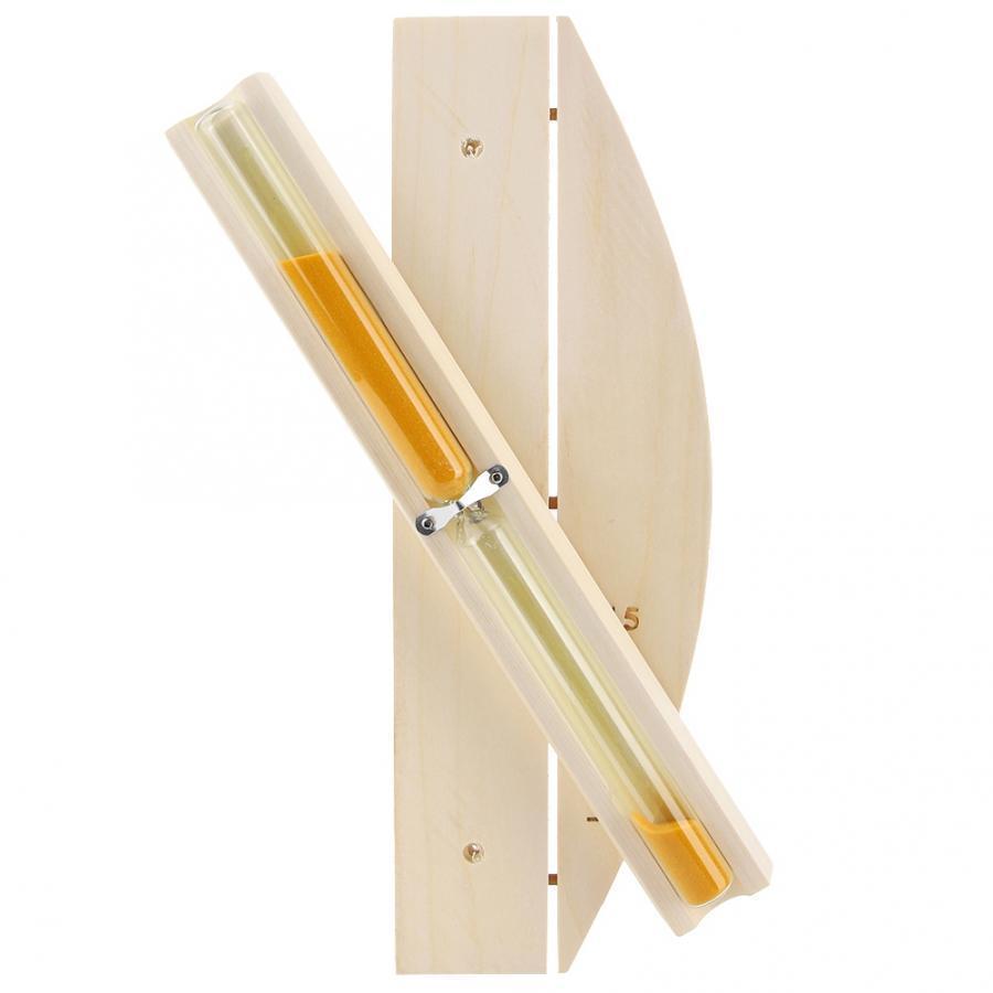 厂家直供桑拿房设备配件木质半月形计时沙漏汗蒸房计时器