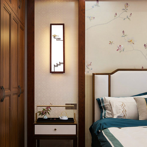 热销厂家热销新中式壁灯客厅电视背景墙灯走廊过道中国风卧室床头