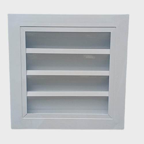 铝合金外墙防雨风口单层格栅出风口送风口铝合金风口防雨百叶风口