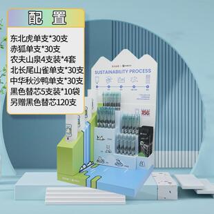 KACO初心中性笔创意签字笔灵悦笑脸刷题笔顺滑高颜值学生文具水笔