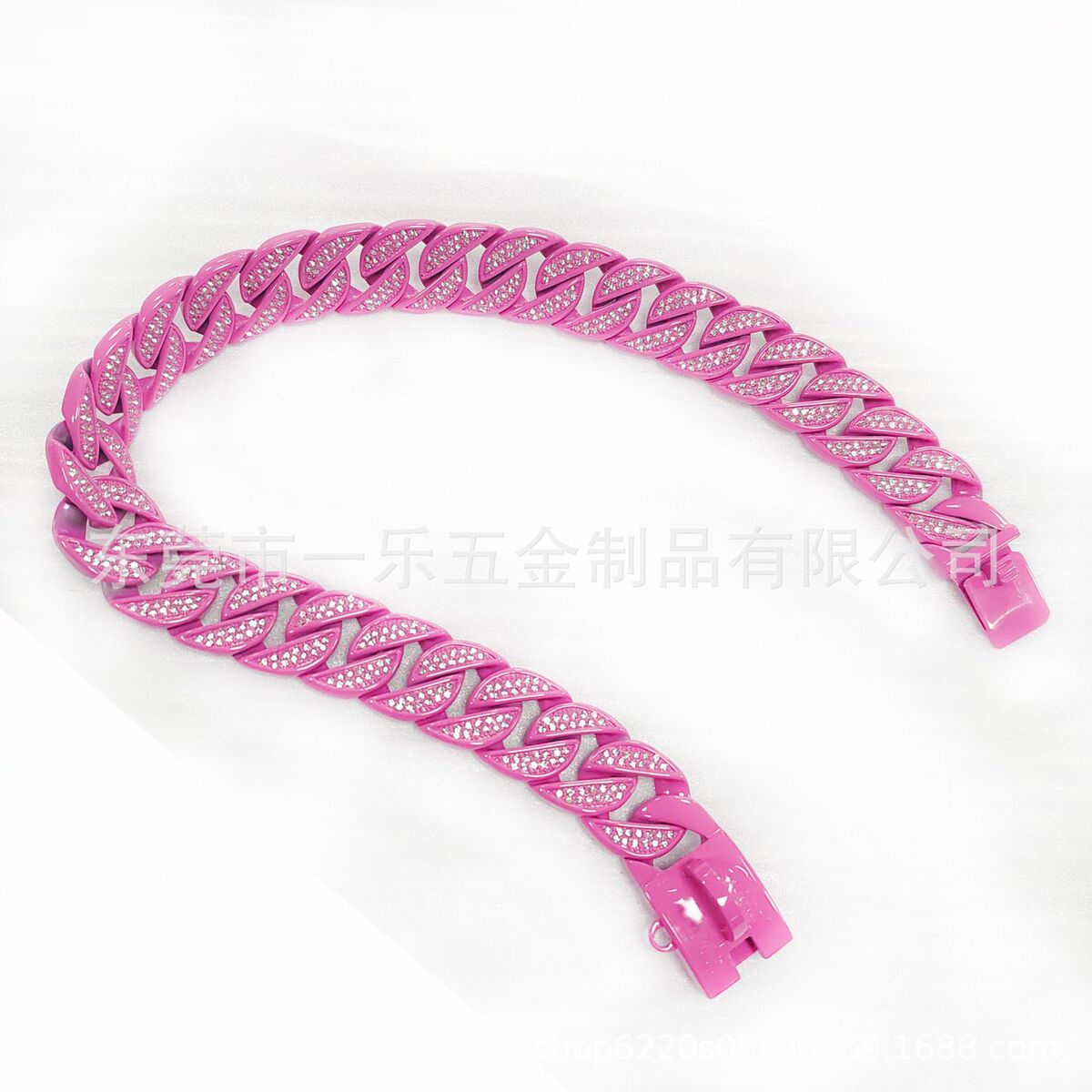 热销25mm不锈钢宠物用品狗项圈猛犬法斗杜颈圈恶霸犬宾古巴链嘻哈