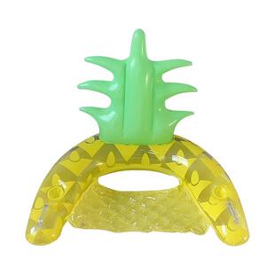 菠萝水上浮床游泳圈加厚超大号浮排成人浮船坐骑漂儿童游泳池