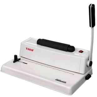 订机得圈打孔机46孔书刊打洞机 订机电动装 意螺旋yb c348单线圈装