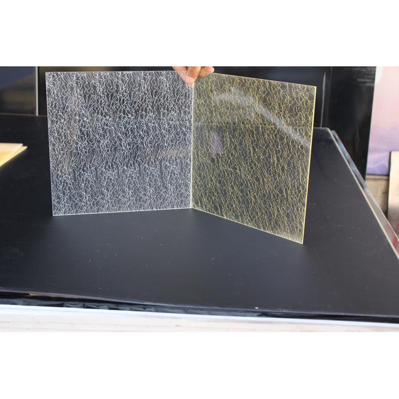 1200*2400*2mm厚玻霸亚克力布金板布银板