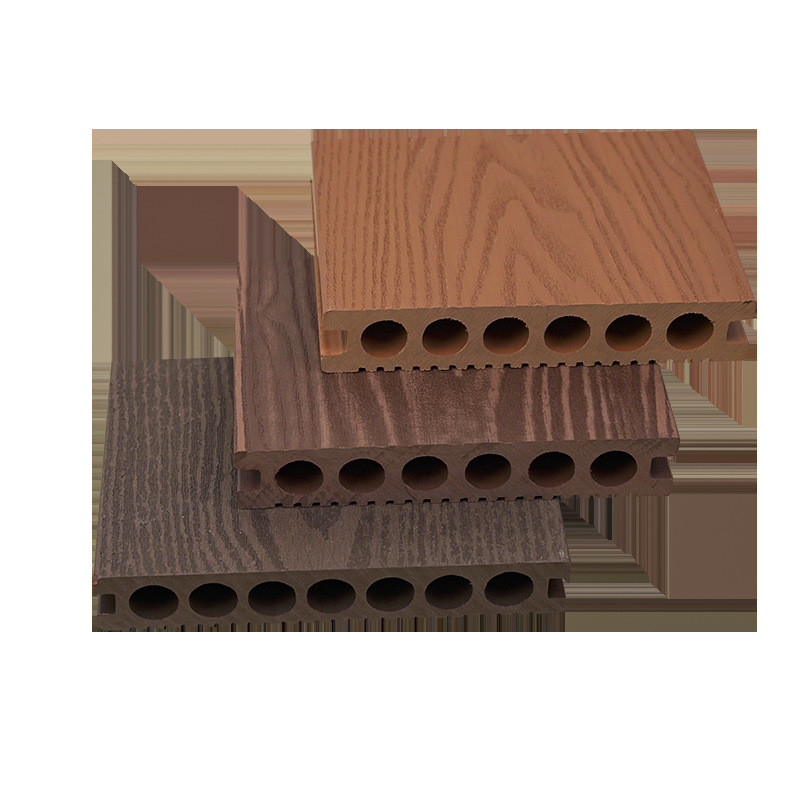 厂家现货批发孔户外阳台自铺改造花园庭院二代共挤塑木六地板板