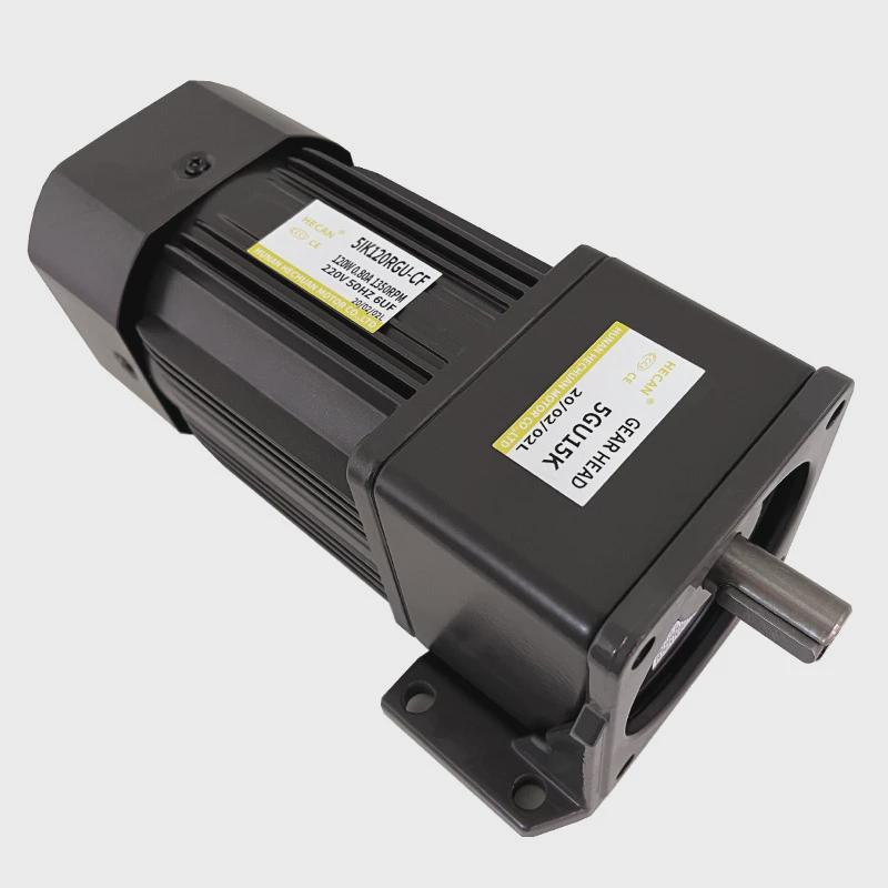 正反山减速电机单相220v三相380v小型交流齿轮变速电动机马达禾转