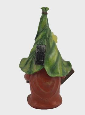 侏儒地精树脂摆件精灵欢迎牌庭院花园装饰户外工艺品草坪摆饰